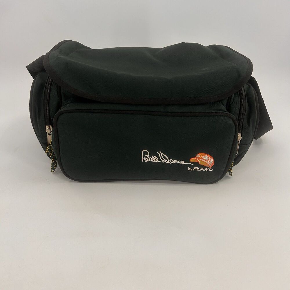 Vintage Bill Dance By Plano Guide Series Tackle Box Bag Green No Bins Bag Only